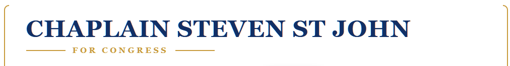 Chaplain Steven St John for Congress